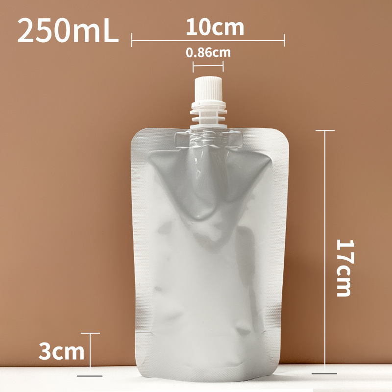 アルミ箔吸口袋ソーススープ牛乳液体包装袋飲料自立式出前スープ袋高温100度|undefined