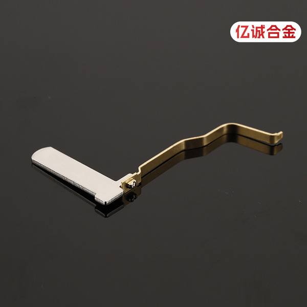 Hardware stamping parts beryllium copper riveted and welded silver…