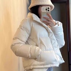 lulu同款原标Wunder Puff四格泡芙羽绒服白鸭绒连帽外套女高品质