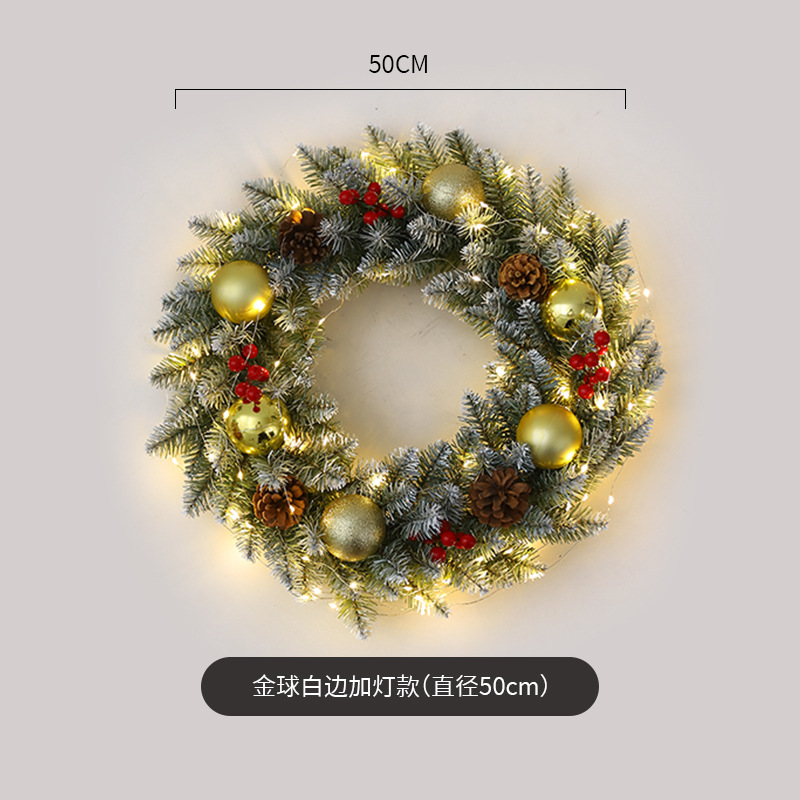 Amazon popular guirnalda de Navidad ratán 40/50/60cm decoración de Navidad Garland decoración escena diseño