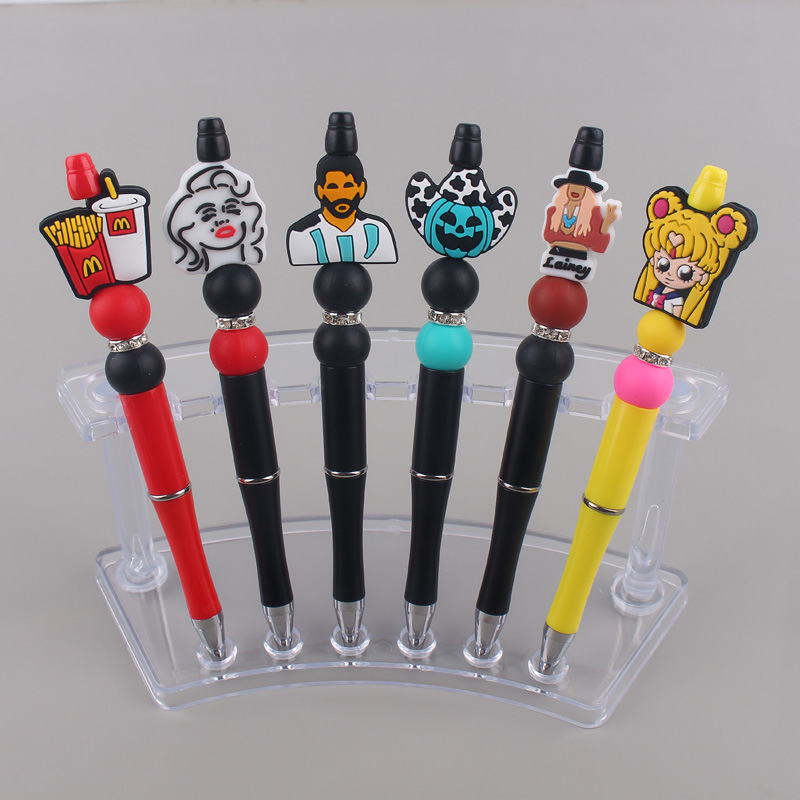 1 Piece Pumpkin Letter Flower Class Learning Plastic Casual Ballpoint Pen display picture 2