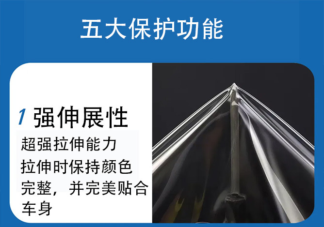 High-End Tpu Invisible Car Film, Thickened Ppf Car Paint Protection Film, Anti-Scratch, Imported Transparent Car Protection Film