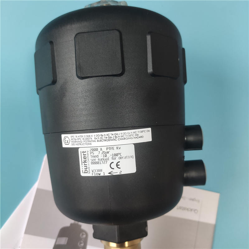 全新 burkert宝德2000角阀执行器0-7.2bar 两通常闭 宝帝00001727
