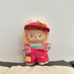 labubu娃衣17cm甜心派对适用于拉布布一二三代盲盒公仔服饰换装