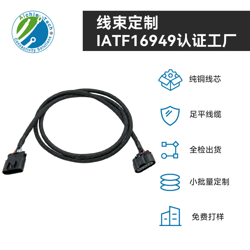 燃油泵延长线束安波福5P公转母TXL汽车线东莞连接线定制厂家