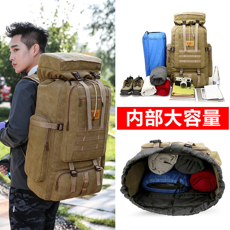 Tactics capacious waterproof backpack for camping for hiking for…