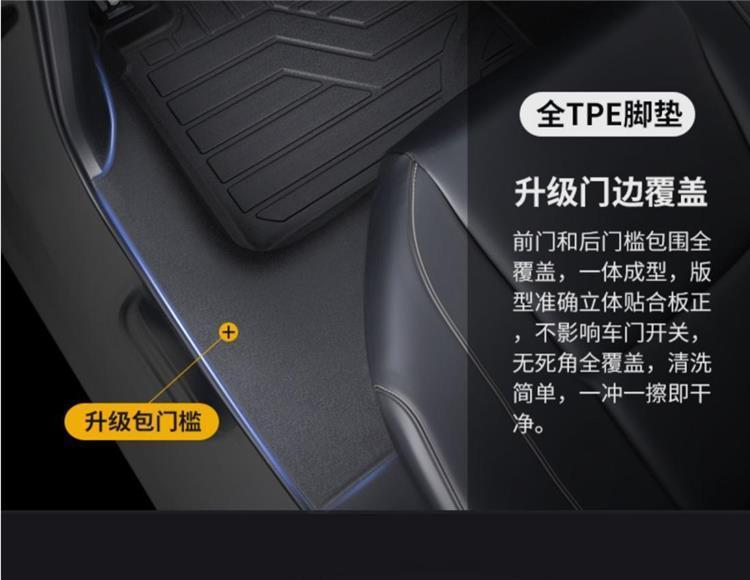 TPE Coverage Threshold Is Suitable for Volkswagen Sagitar Jetta Santana Lavida plus New Bora Lingdu Fully Surrounded Floor Mats
