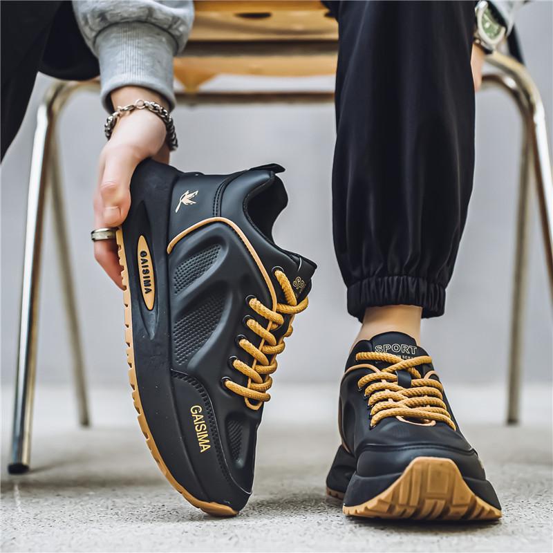 Europa estación zapatos de moda de primavera zapatos deportivos casuales de tamaño grande aumento de suela gruesa hombre Gump Dad zapatos de moda 46