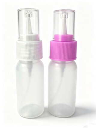 Wholesale PE glue bottles, transparent dispensing bottles, jam plastic packaging squeeze bottles, paint dispensing bottles with hook and pointed nozzle