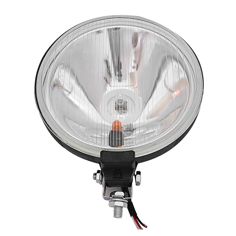 7.5inch Round Front Fog Lights with Plastic Printed Shade Cover Modified Work Lights Off-Road Vehicle Modified Lights