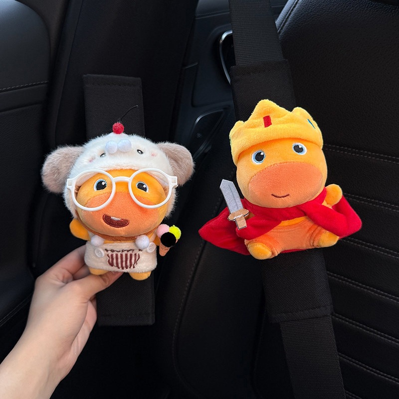 New Lulu Car Seatbelt Shoulder Pad Protector Car Interior Accessory Seatbelt Decoration 2026 Anti-Collision Cover for Women