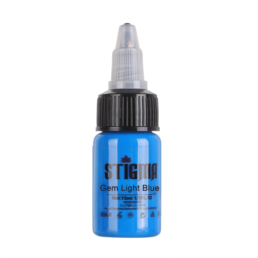 Tinta para tatuajes de dragón bordado, 15ml, set de tinta para tatuajes, pigmento de tatuaje colorido, equipo de tatuaje transfronterizo