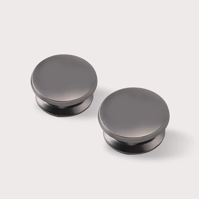 Suitable for Bmw Car Hooks, Front Instrument Panel, Car Small Hooks, Invisible Stickers, Seat Backs, Car Interior Decoration (Car hanging) - light-luxury-solid-color-one-pair-cnc-carved-light-luxury-aluminum-alloy