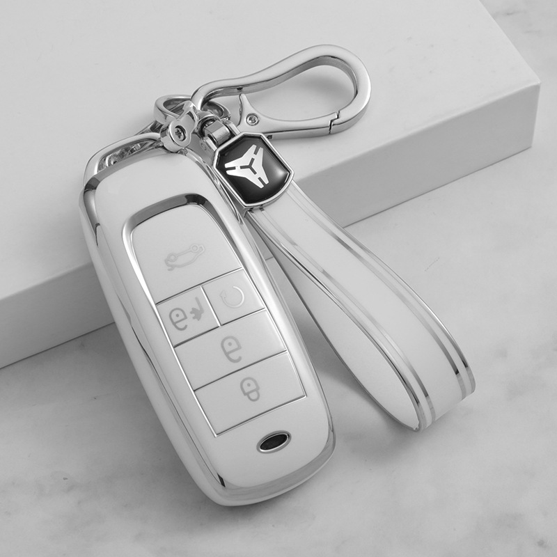 실버 엣지 화이트 + 키체인