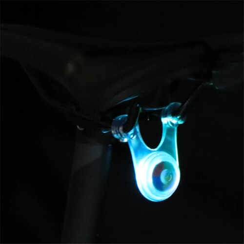 Bicycle light, outdoor riding equipment, bicycle seat light, rear tail light, warning frog light, cable tube light