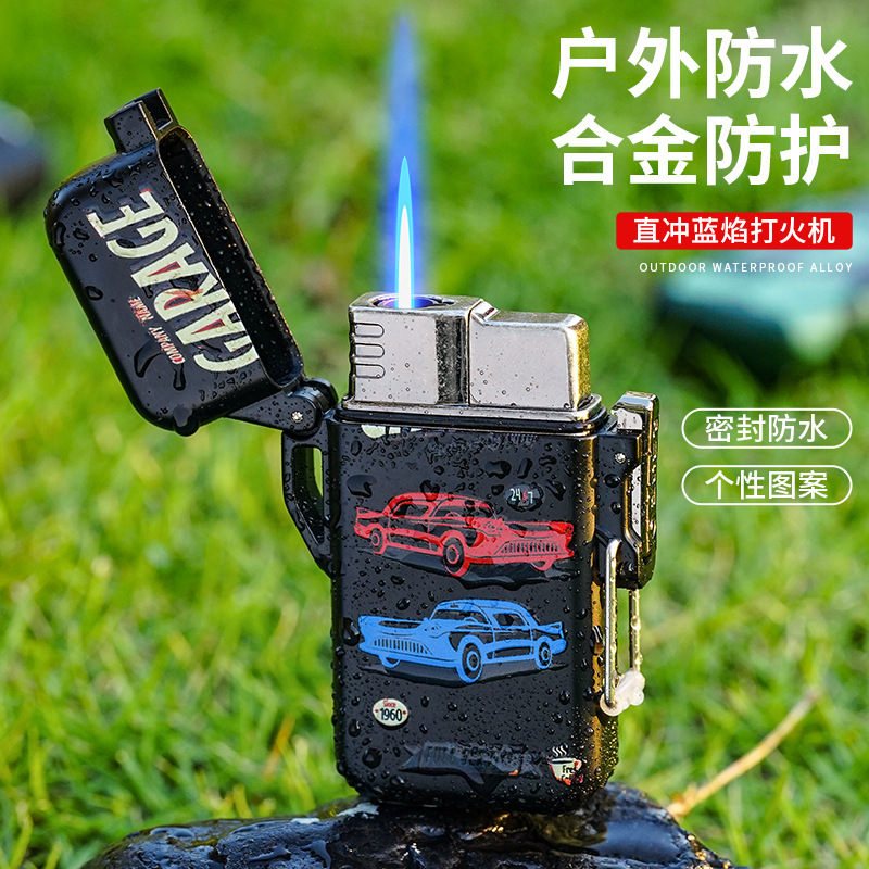 New outdoor waterproof straight with lanyard multi-color pattern factory direct cross-border supply a generation of hair
