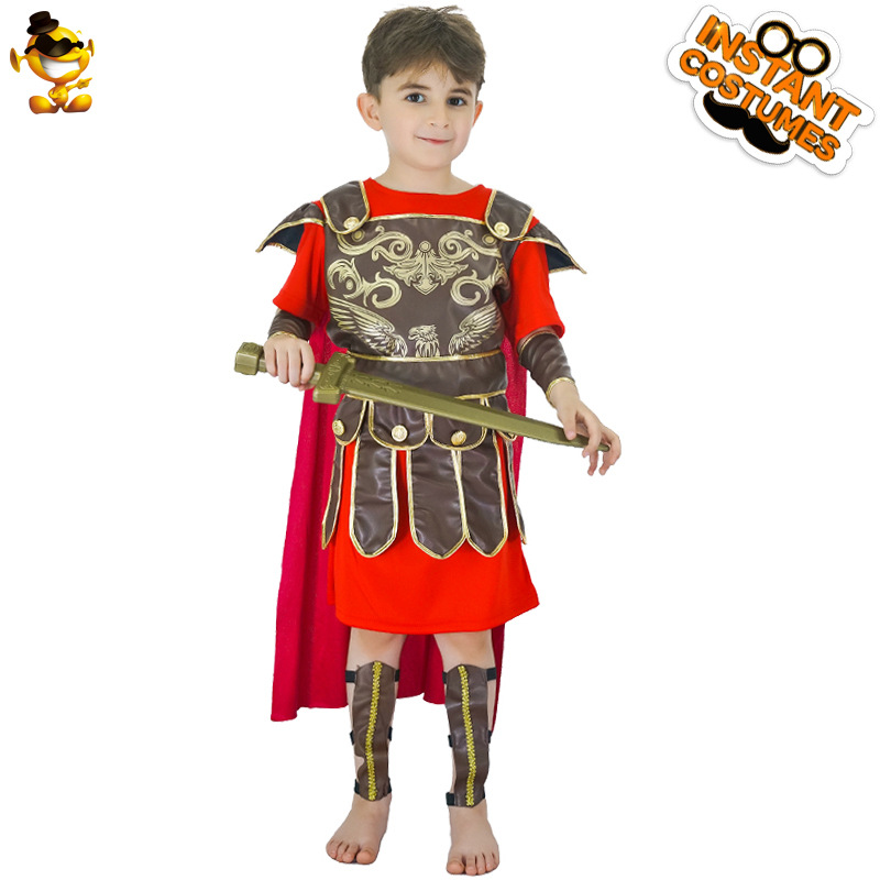 Amazon carnaval traje Pequeño Guerrero romano Cosplay etapa traje fiesta traje