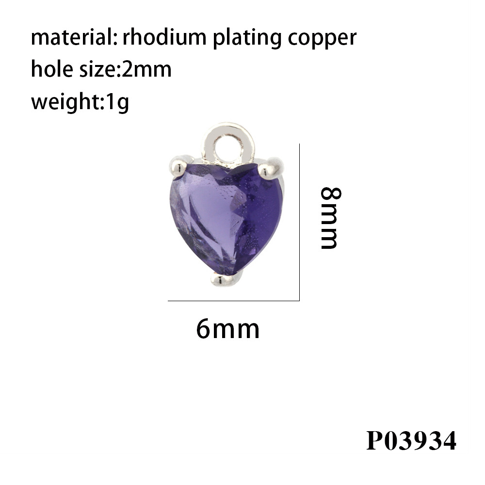 2g Weight Pendant Jewelry Making Type 18K Gold Plated Plating Material DIY Jewelry Accessories Classification 1 Piece Quantity Copper Material Heart Shape Pattern All Seasons Season Simple Style Style 1 Piece Copper 18K Gold Plated Heart Shape Pendant 13