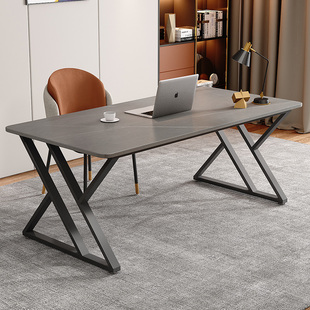 Slate Computer Table Desktop Light Luxury Bedroom Desk Home Student Study Table and Chair Set Rectangular Office Desk