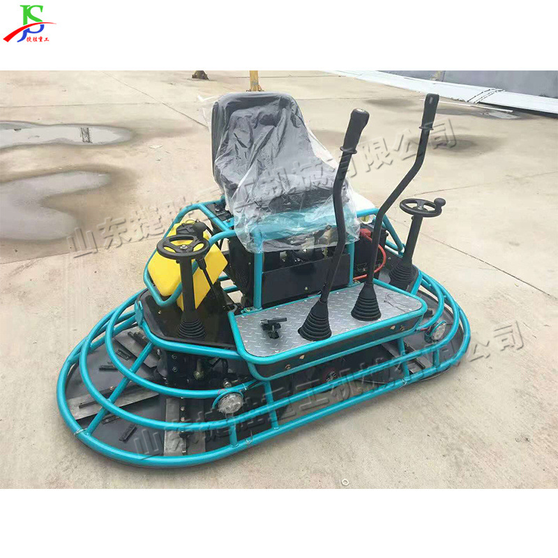 Paleta de coche viejo y nuevo pavimento de hormigón máquina de pulido pequeño piso cuadrado equipo de pulido