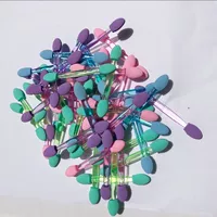 Двухголовая губчатая головка тени для век теперь двухцветная латексная тень для век губчатая щетка для макияжа глаз Инструмент для макияжа