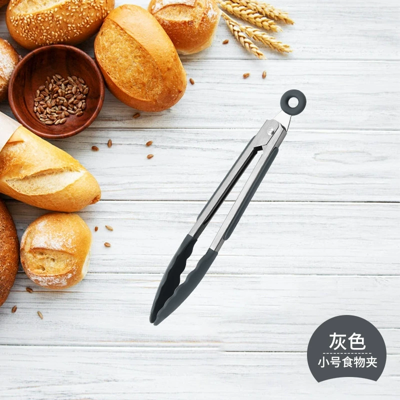 Производитель оптовый стейк клип BBQ зажим для горшочка, боковая еда зажим для выпечки силиконовый нержавеющая сталь кухня