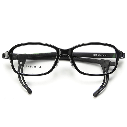 Children's Anti-blue Light Fashion TR Silicone Full Frame Glasses with Adjustable Temple Transparent Children's Glasses Wholesale 7017