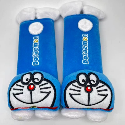 New Cute Car Seatbelt Seat belt shoulder pad - blue-cat-207cm