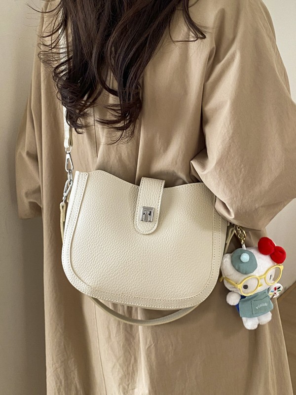 Lichi de alta sensación bolso de cubo de mano mujer 2026 venta caliente nueva moda lujosa versátil bolso de hombro