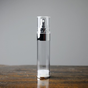 As Bottle Transparent Single Layer Lotion Essence Vacuum Bottle Plastic Foundation Liquid Packaging Empty Bottle 15ml 30ml 50ml