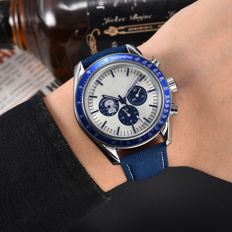Automatic Mechanical Watch Europa Six-Pin White Face Automatic Mechanical Watch AAA