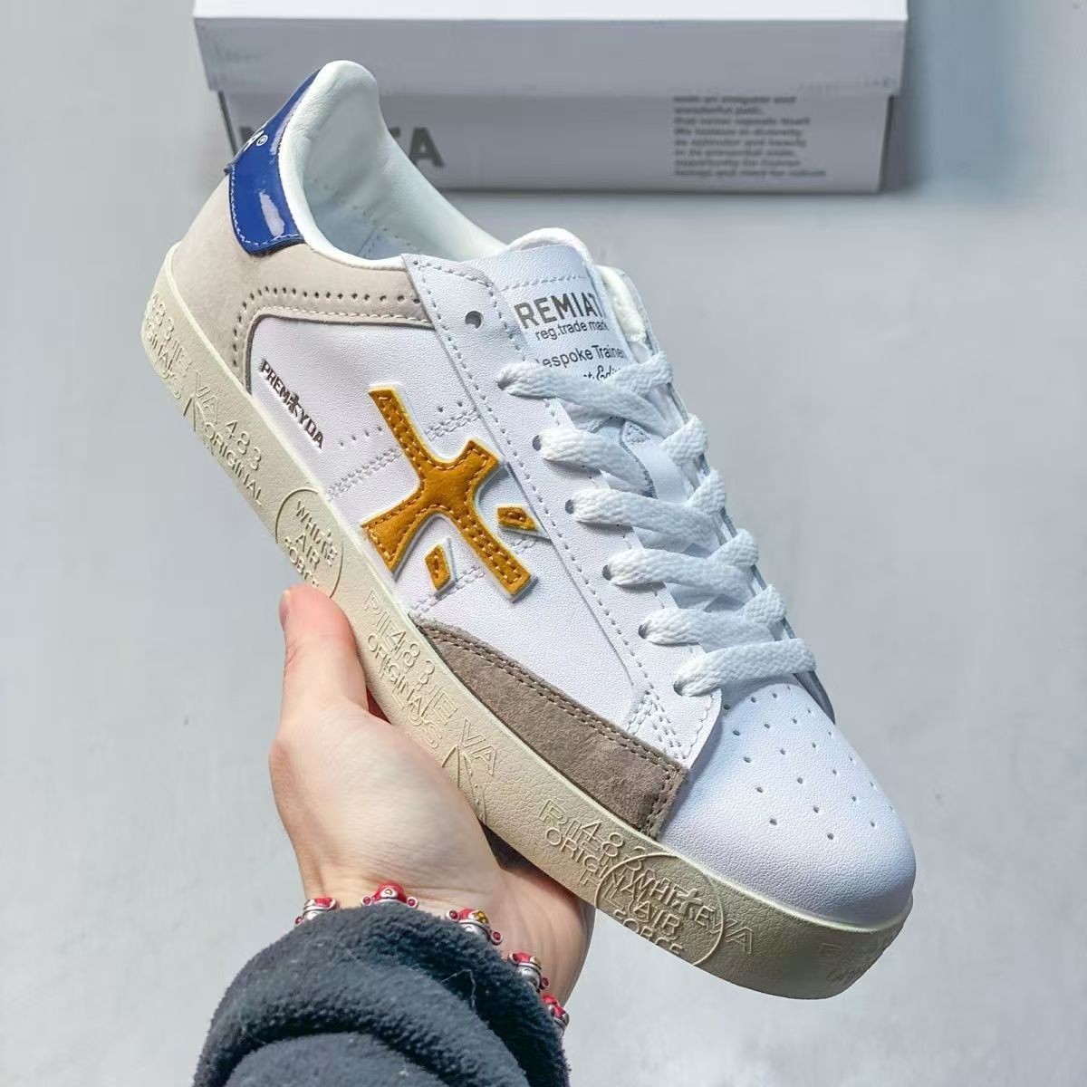 Comercio exterior transfronterizo nuevos zapatos masculinos premium, suela gruesa transpirable, zapatos deportivos casuales de cuero anti-pelú.
