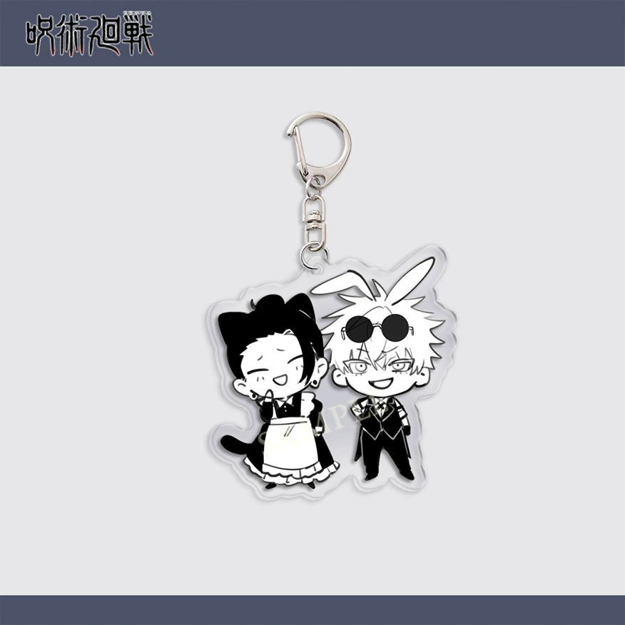 Acrylic Keychain (Jujutsu Kaisen) Cute Cartoon Pendant, Backpack Bag Charm, 9 Colors