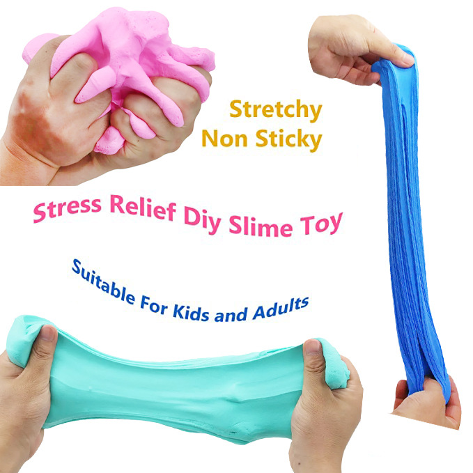 Amazon 9 Color Mud Cotton Mud Plasticine Yellow Oil Mud slime kit Children's Toys Non-Stick