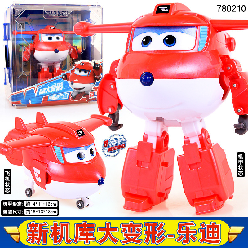 新しいスーパーウィングス Ledi スーパーアクセルカーロボット変形メカ男の子のおもちゃ|undefined