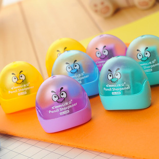 Angry Birds Cartoon Pencil Sharpener Elementary School Student Simple Pencil Sharpener Manual Children's Supplies Compact Pencil Sharpener