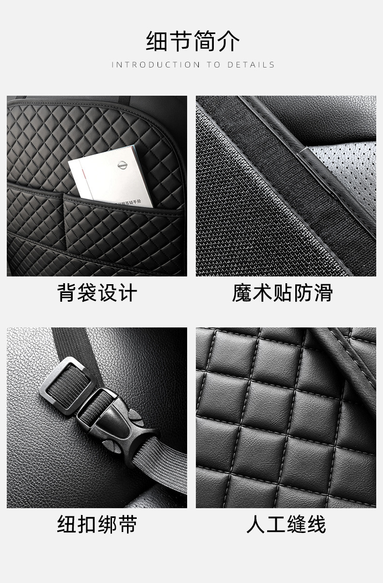 Car Seat Rear Anti-Kick Mat, Seat Back Anti-Kick Pad, Child Rear Seat Protection Mat, In-Car Anti-Dirt Protective Mat