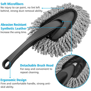 Cross-border hot sale car interior dust Duster car small wax brush cleaning small brush interior cleaning small brush
