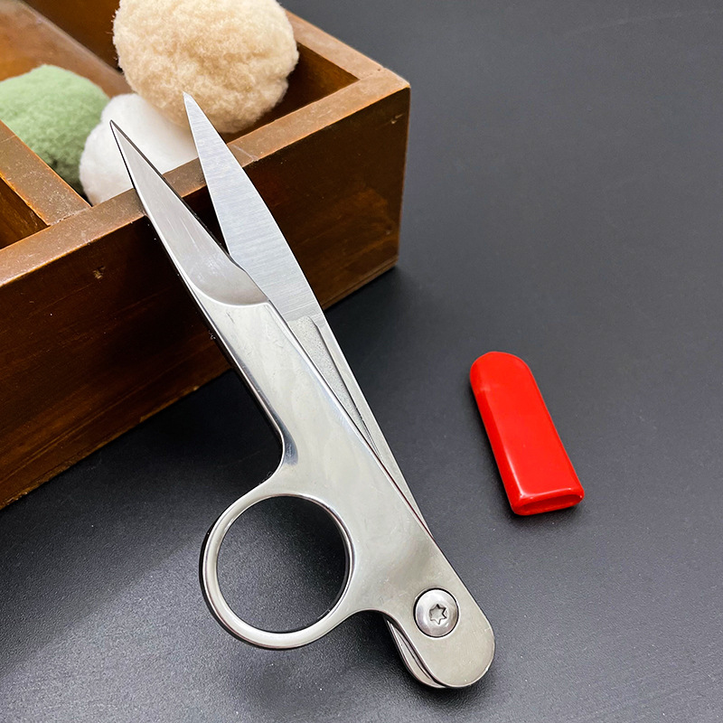 全钢剪线头剪 十字绣纱线剪刀 钓鱼剪不锈钢剪刀