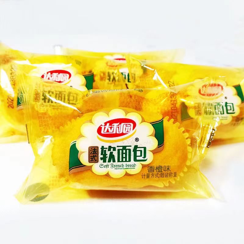 Daliyuan Small French-Style Soft Bread, Fragrant Milk Flavor, Hand-Torn Mini Loaves—5-Li Whole-Box Pack for Breakfast Bread Wholesale