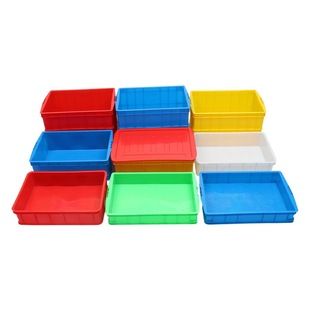 Plastic Turnover Box Thick Industrial Storage Box with Lid Large Rectangular Logistics Transfer Box Turtle Breeding Box