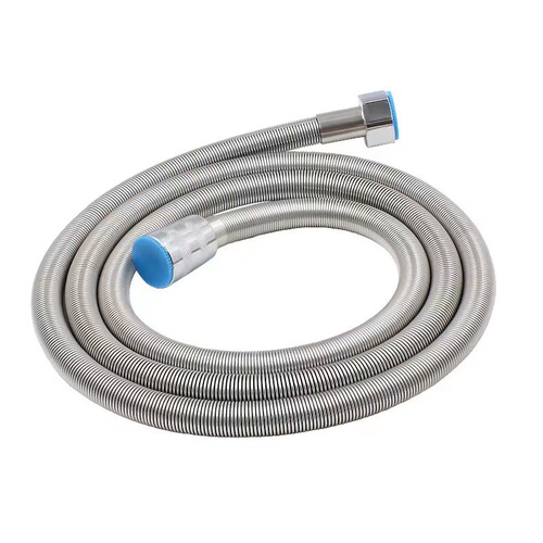 Wholesale stainless steel spring shower pipe shower hose soft tube hot water faucet sprinkler explosion-proof inlet pipe 1.5 meters 2 meters 10 meters