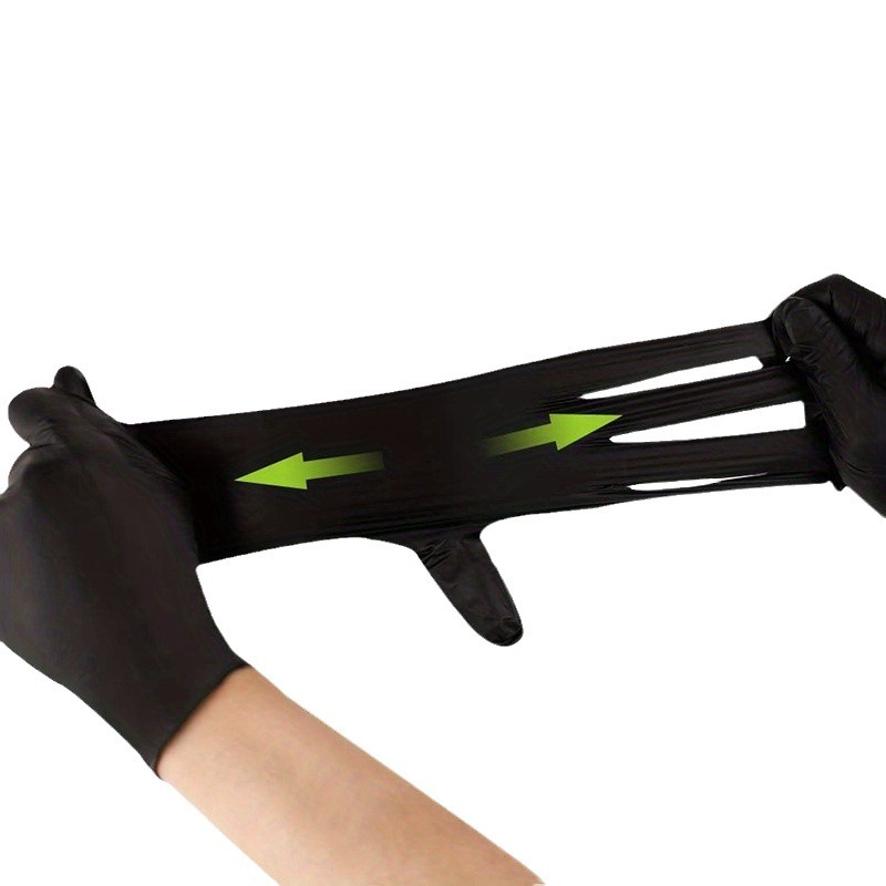 Foreign Trade Export Acid And Alkali Oil Resistant Food Grade Disposable Nitrile Gloves_voghion.com