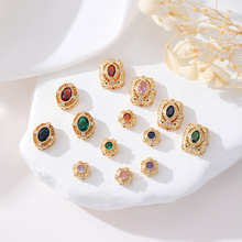 14K����ɫ�����~�ݷ��θ���ɢ���ֹ�diy������Ʒ�������