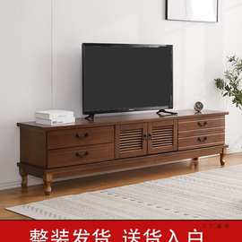 实木电视柜茶几组合现代简约小户型客厅电视墙地柜特价简易电视柜
