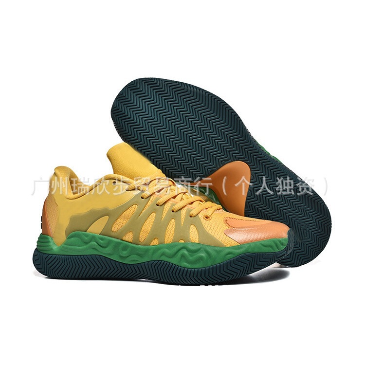 Cross-Border Three-Ball Fifth-Generation Wear-Resistant Shock-Absorbing Basketball Shoes 5 Fourth-Generation Yuanyang Mb.01 First and Second Generation Ball Three Low-Top Boots