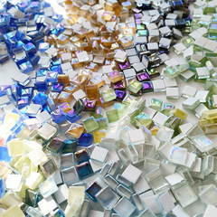 1kg Symphony 1cm DIY particles 1100 crystal mosaic patches handmade parent-child materials on sale