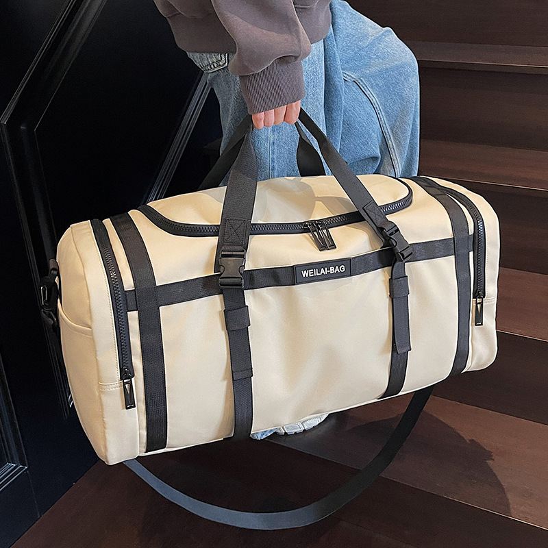 Bolsa de viaje de gran capacidad al aire libre de corta distancia separación seca y húmeda bolsa deportiva de acondicionamiento físico portátil bolsa de almacenamiento de entrenamiento de moda ligera