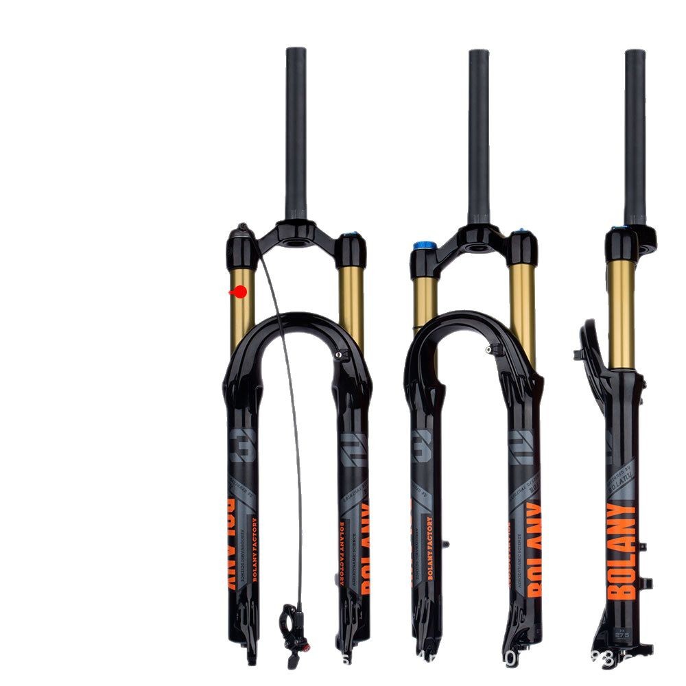 BOLANY bicicleta de montaña horquilla delantera 27.5 29-pulgadas aleación de magnesio amortiguador presión de aire tenedor delantero freno de disco Tenedor de aire
