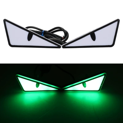 decoration accessories car light, Other lights - triangular-lamp-green-2-piecesset
